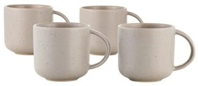 Κούπα Speckle (Σετ 4Τμχ) MS0070 360ml Grey Maxwell&Williams Ceramic