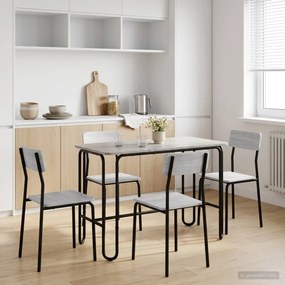 vidaXL Τραπεζαρία 100 x 50 x 75 cm Επεξεργασμένο Ξύλο Ορθογώνιος