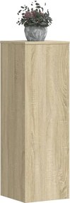 vidaXL Βάσεις Φυτών 2 Τεμ. Sonoma Δρυς 33x33x100εκ. Επεξεργασμένο Ξύλο