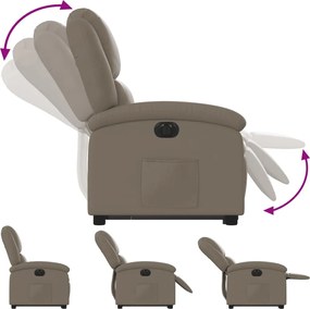 vidaXL Πολυθρόνα Ηλεκ.Ανακλινόμενη με Ανύψωση Συνθ. Δέρμα