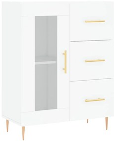 vidaXL Ντουλάπι Λευκό 69,5x34x180 εκ. από Επεξεργασμένο Ξύλο