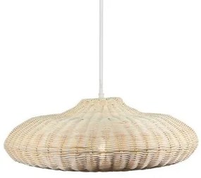 Κρεμαστό Φωτιστικό Οροφής E27 Rattan Φυσικό 124-01338-04 Luma Lighting-124-01338-04-Μπεζ 124-01338-04