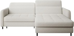 Γωνιακός καναπές Baros-Leuko-Δεξιά - 228.00Χ165.00Χ100.00cm