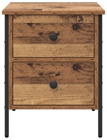 vidaXL Κομοδίνο Παλιού Ξύλου 40x42x50 εκ.