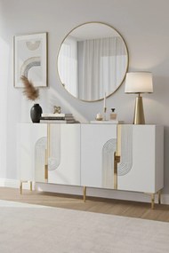 Console Meyra 150 - White, Gold White
Gold