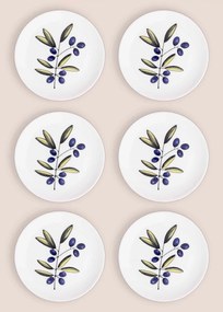 Service Plate Set (6 Pieces) OVS0003 Multicolor