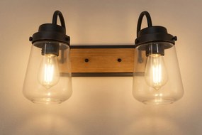 Απλίκα τοίχου Elmark Bianka 2φωτη