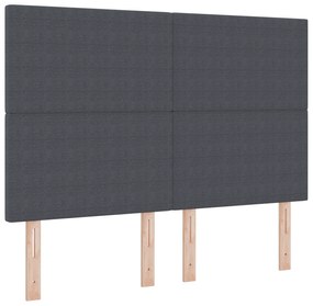 vidaXL LED Κεφαλτή Φωτεινή Γκρι 80 εκ. Κορντούρα