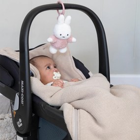 Κρεμαστό Λούτρινο Ζωάκι Με Δόνηση Miffy Fluffy Ροζ 47-3909