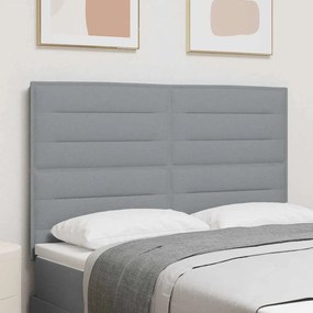 vidaXL Κεφαλάρι Ρυθμιζόμενο Ύψος Ανοιχτό γκρι 160 cm ύφασμα