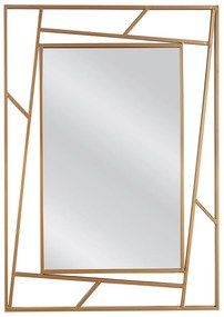 Καθρέπτης Τοίχου Μεταλλικός Χρυσός Arod ARTELIBRE 60x1,5x80εκ. 14790024