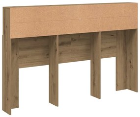 vidaXL Ντουλάπι κεφαλάρι Artisan Oak Κατασκευασμένο ξύλο