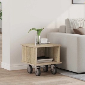 vidaXL Βάση TV Δρύς Sonoma 37 x 35 x 35 εκ Επεξεργασμένο ξύλο