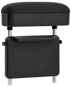 vidaXL Τεμπέλης Αυτοκινήτου Γενικής Χρήσης Μαύρος 23x8x(30-38) εκ. ABS