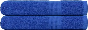 vidaXL Πετσέτες FROGN 2 τεμ. Μπλε 100x200 εκ. 360 γρ./μ²