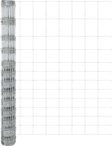 vidaXL Στύλος Περιφράξεων Γαλβανισμένο 25 x 1,5 m Ατσάλι