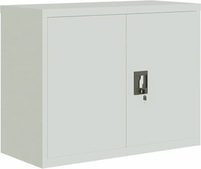 vidaXL Αρχειοθήκη Αν. Γκρι 90 x 40 x 70 εκ. από Ατσάλι