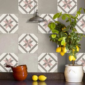 Tile Cover Pink πλακάκια διακόσμησης τοίχων κουζίνας και μπάνιου - 31224
