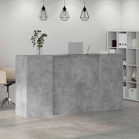 vidaXL Γραφείο υποδοχής 200x50x103,5 εκ. Επεξεργασμένο Ξύλο