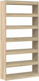 vidaXL Βιβλιοθήκη Δρύς Sonoma 100 x 30 x 198 εκ. Επεξεργασμένο ξύλο