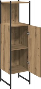 vidaXL Ντουλάπι μπάνιου Δρυς τεχνίτης 33x33x120,5 cm