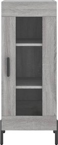 vidaXL Ντουλάπι Γκρι Sonoma 34,5x34x90 εκ. από Επεξεργασμένο Ξύλο