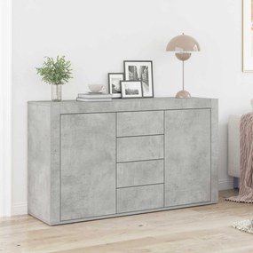 vidaXL Πλαϊνό γραφείο Σκυρόδεμα Γκρι 120 x 36 x 69 εκ