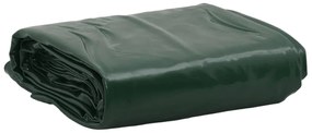 vidaXL Μουσαμάς Πράσινος 5 x 7 μ. 650 γρ./μ²