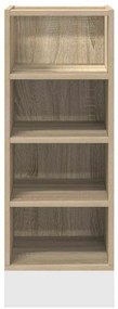 Ντουλάπι Δαπέδου Sonoma Δρυς 30x44,5x81,5 εκ. Ξύλο - Καφέ
