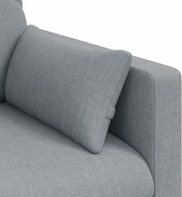 vidaXL Καναπές Ανοιχτό γκρι