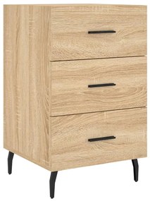 vidaXL Κομοδίνο Sonoma Δρυς 40 x 40 x 66 εκ. από Επεξεργασμένο Ξύλο