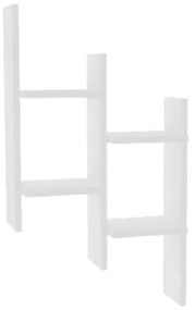 Ραφιέρα τοίχου Tabal σε λευκή απόχρωση 49,4x14,5x85 εκ. 49.4x14.5x85 εκ.