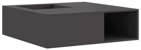 vidaXL Φωτιά Μαύρο 100 x 100 x 30 cm Κρύα έλαση από χάλυβα