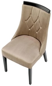 ROYAL chair, black / beige Monolith 09