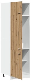 Ντουλάπι ψυγείου Artisan Oak 60x57x207 cm Κατασκευασμένο ξύλο - Καφέ
