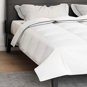 vidaXL Χειμερινό Παπλωματοθήκη Λευκό 260 x 220 εκ. Φτερό