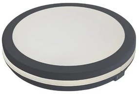 Πλαφονιέρα Φωτιστικό Οροφής LED 40W 3CCT IP65 Φ40cm Arte Illumina Oben Eurolamp-144-51032-Ανθρακί 144-51032