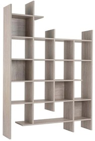 Βιβλιοθήκη Manco 855DTE3788 122x25,5x188cm Travertine Beige
