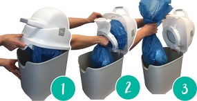 Diaperchamp Κάδος Απόρριψης Πανών ONE, green