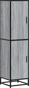 vidaXL Highboard Grey Sonoma Κατασκευασμένο ξύλο και μέταλλο