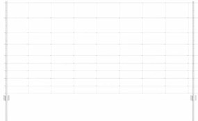 vidaXL Φράχτης με Στήλες. Ασημί 1.2 x 50 m Ατσάλι