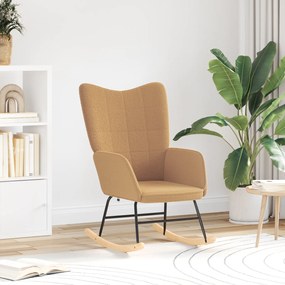 vidaXL Χαλαρωτική Καρέκλα Μπεζ με Ίνες Όμοιες Με Μαλλί
