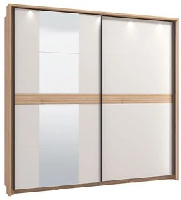 Ντουλάπα με Καθρέφτη Modena 220 OG H217 Artisan - Cashmere 220x61x217 εκ. 220x61x217 εκ.