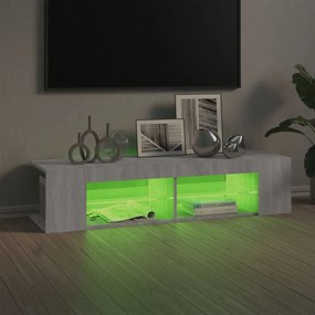 Έπιπλο Τηλεόρασης με LED Γκρι Sonoma 135x39x30 εκ. - Γκρι