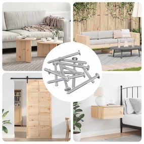 vidaXL Βίδες επίπλων 1400 pcs Ασημί Ατσάλι