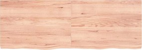 vidaXL Πάγκος Μπάνιου Αν. Καφέ 140x50x(2-4) εκ. Επεξεργ. Μασίφ Ξύλο