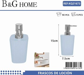 Θήκες κρεμοσάπουνου Dispenser πλαστικές - Σετ 5pcs - Light Blue - 21673