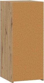 vidaXL Πλαϊνό γραφείο Artisan Δρυς 40 x 41 x 93 εκ Επεξεργασμένο Ξύλο