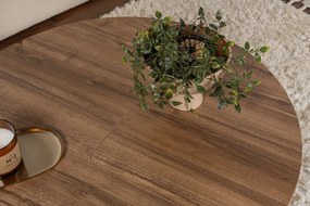 Τραπεζάκι Σαλονιού Καρυδιά MOIRA 90x90x41