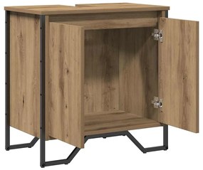 vidaXL Ντουλάπι Νιπτήρα με αποθήκευση Artisan Oak 60 x 35 x 60 εκ.